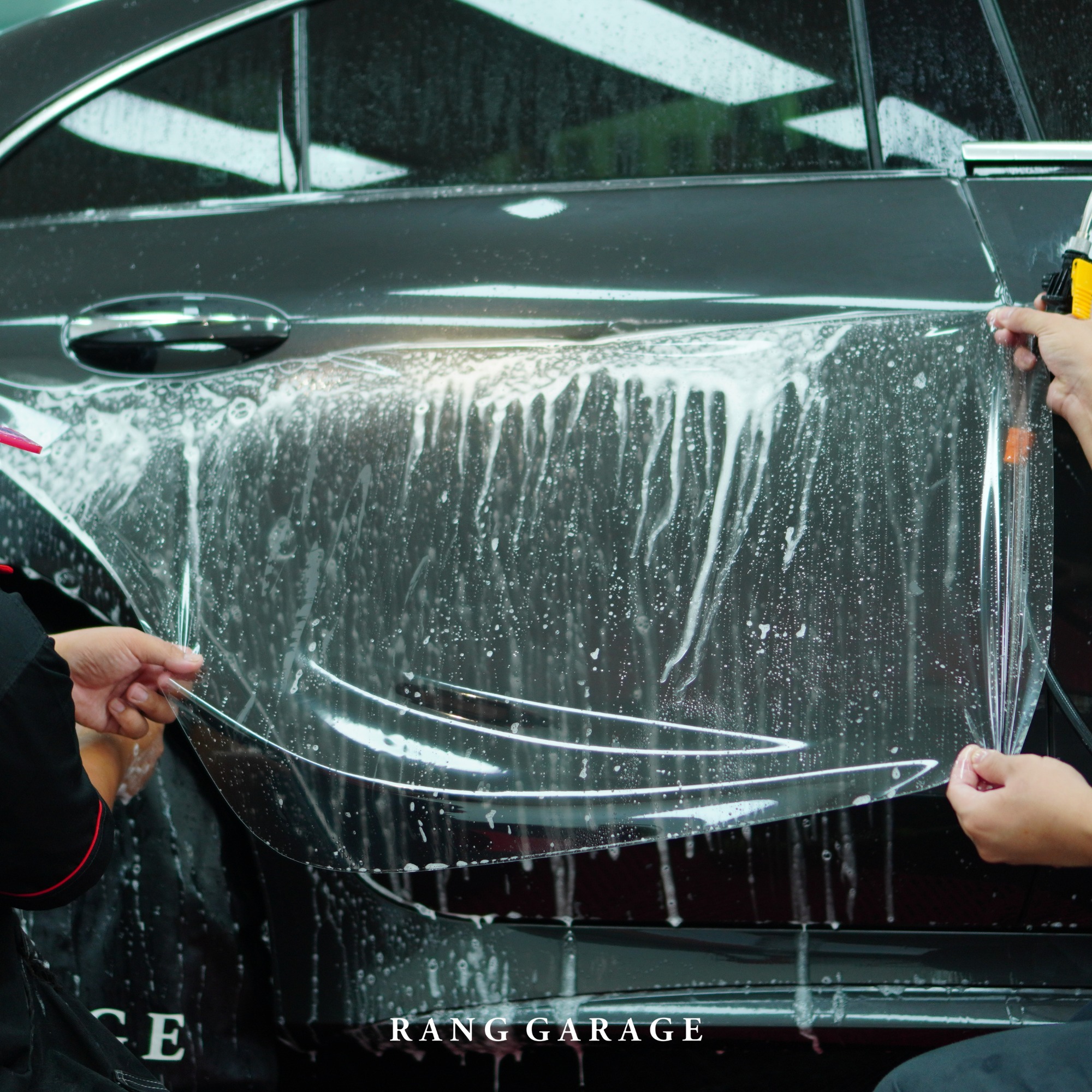 ฟิล์มใสกันรอย PPF ที่ Rang Garage จันทบุรี